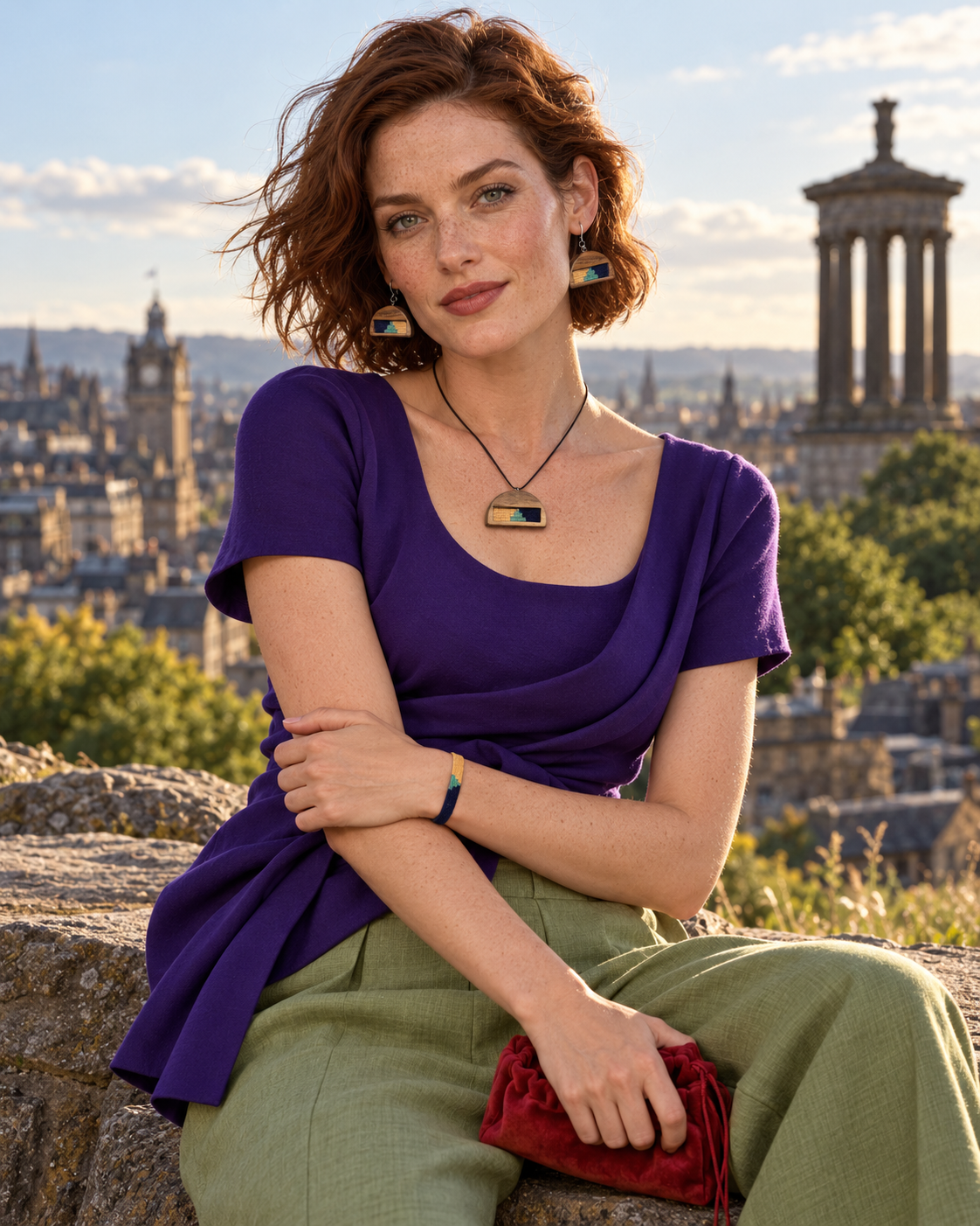 Golden Dawn Kilim Jewellery Set
