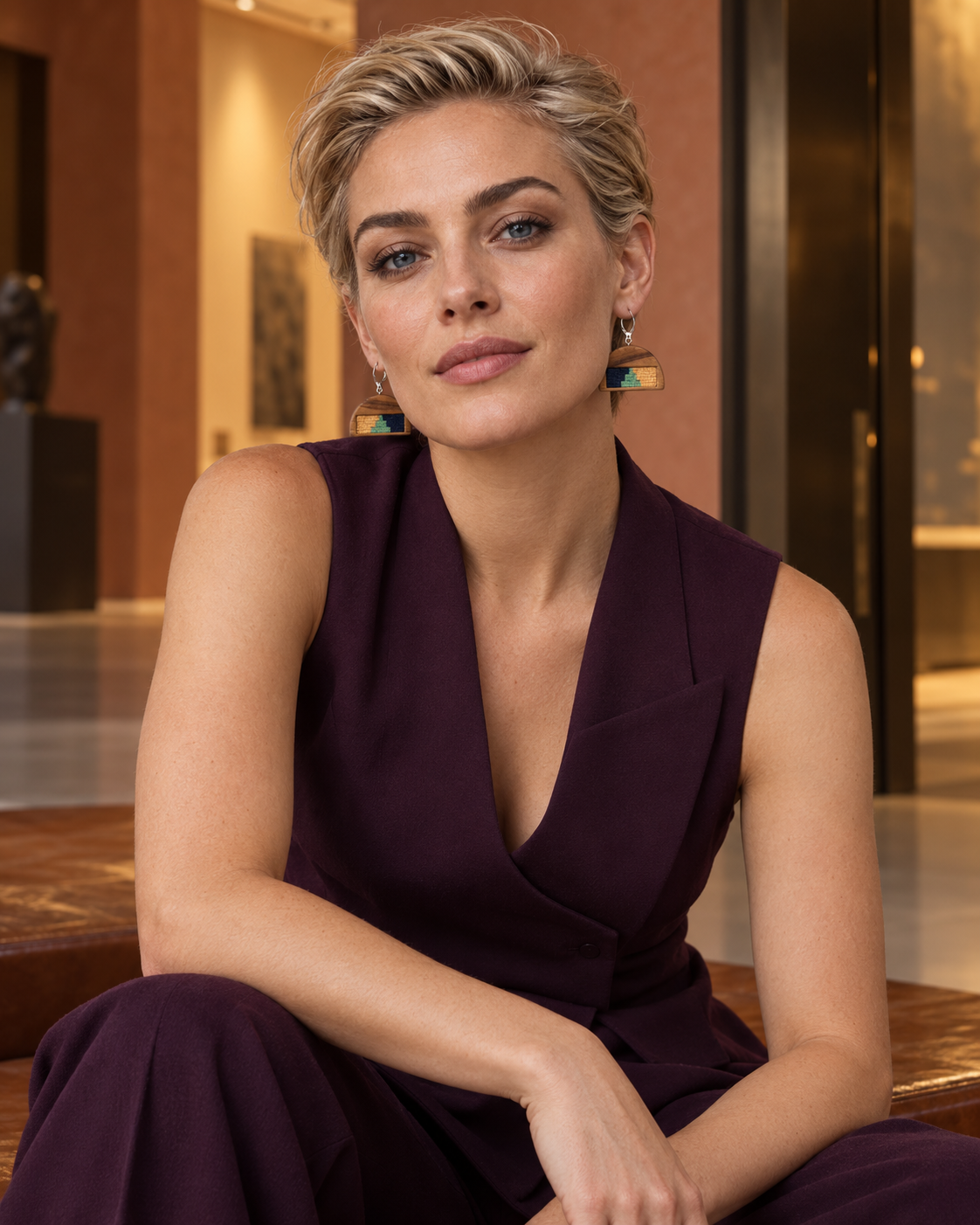 Golden Dawn Kilim Earrings