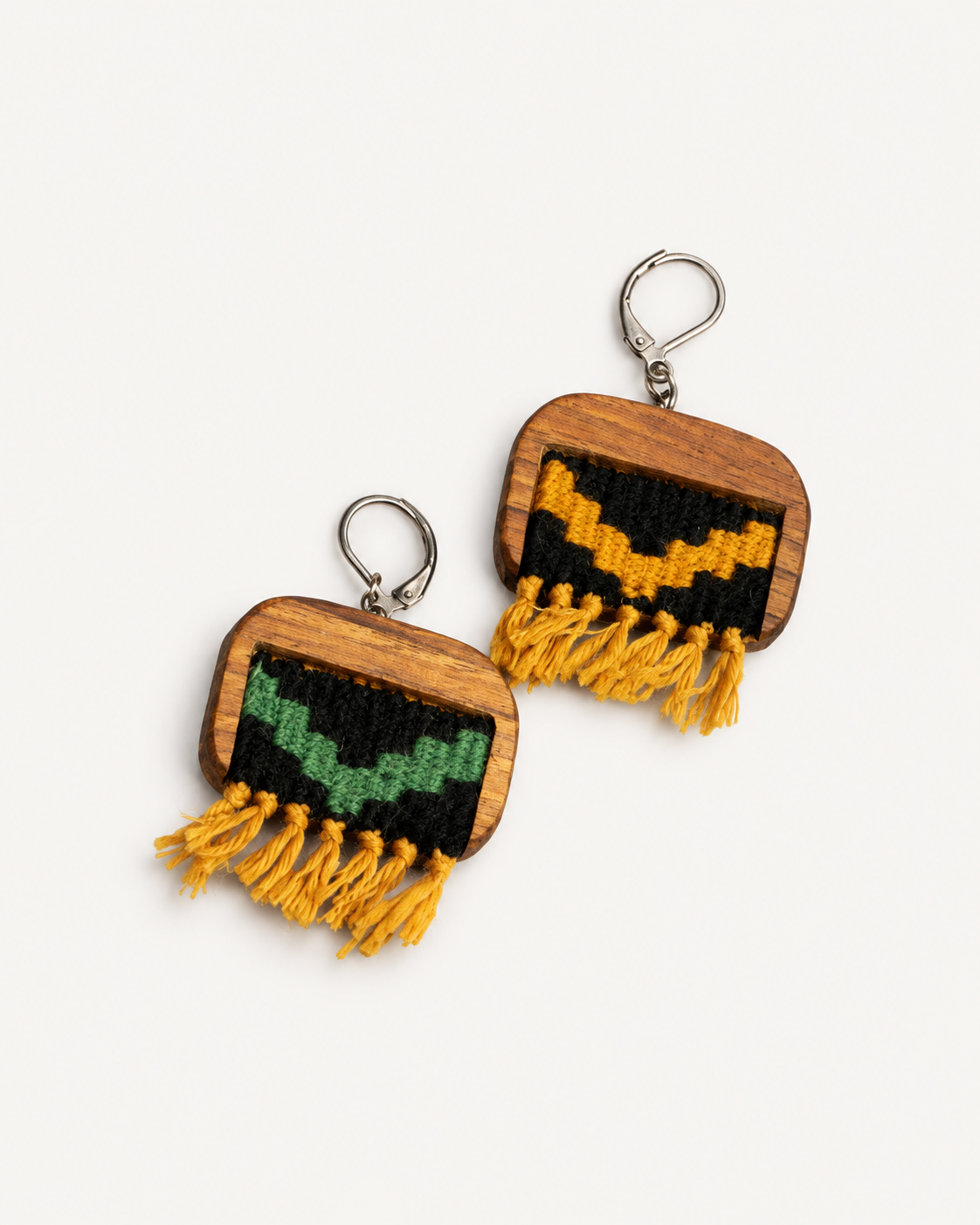 Citrus Zigzag Kilim Earrings